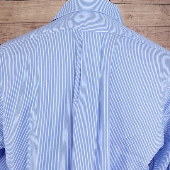 CHAPS COMFORT STRETCH WRINKLE FREE REGULAR FIT DRESS SHIRT MENS SIZE 16 34/35 - Picture 5 of 8